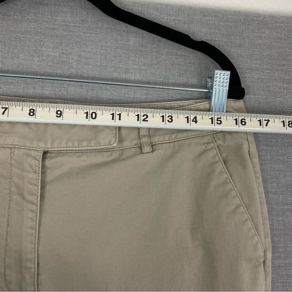 Talbots Heritage Boot Pants Cotton Beige Sz 10 Bootcut - Picture 7 of 12